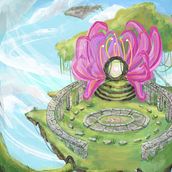 santuario de flor proyecto tarea. Un projet de Illustration numérique de Adriana Zuñiga - 28.10.2025