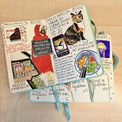 Carnet de gratitude: Octobre 2025. Un projet de Illustration traditionnelle, Dessin, Carnet de croquis, Stor , et telling de Stig Legrand - 29.10.2025