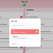 taskList. UX / UI, and JavaScript project by yessicapv_24 - 10.29.2025