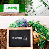 IDENTIDAD JARDINERIA UY. Br, ing, Identit, Art Direction, Graphic Design, Marketing, Advertising, Logo Design, Naming, Br, and Strateg project by Pablo Benjamin Meneses Rodriguez - 10.30.2025