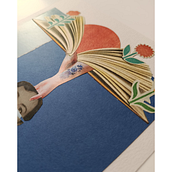 Collage analógico. Cafè d'idees. Colagem, Criatividade, e Direção de arte projeto de Alba Conrado - 30.10.2025