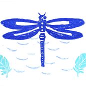 Printmaking : dragonfly. Arts, Crafts, Fine Arts, Traditional illustration, Printing & Ink Illustration project by Denise DESENEPART - 10.31.2025