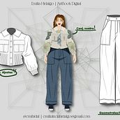 ArtBook - Emilia Hidalgo. Digital Illustration, Fashion Design, Graphic Design, Traditional illustration, Vector Illustration, and Fashion Illustration	 project by Emilia Hidalgo - 11.04.2025