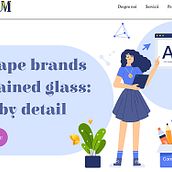 Website for Vitralium Agency. Desenvolvimento de portfólio, e Web Design projeto de Delia Mărtinaș - 04.11.2025