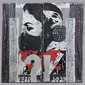 Deja Vu | Mixed Media Analog Collage. Een project van Collage, Grafisch ontwerp, Papercraft, Stor, telling y  Creativiteit van Lilly Skye - 06.11.2025