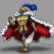 Concept Art de The King (Personaje Original). Een project van Ontwerp van personages,  Concept art, Digitale tekening, Digitale illustratie,  Digitaal schilderij y Traditionele illustratie van Catalina Arlette Vega Salinas - 07.11.2025