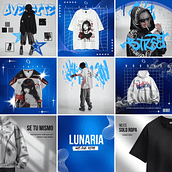 Creación de social media de emprendimiento de ropa. Projekt z dziedziny Br, ing i ident, fikacja wizualna, Design, Projektowanie logot, pów, Projektowanie graficzne, Projektowanie t, pografii, T i pografia użytkownika Leonela Herrera Ameliach - 07.11.2025