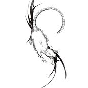 Rata neotribal. Un projet de Conception de tatouage de lissette Gallardo Toloza - 07.11.2025