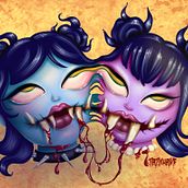 Ilustración reencuentro de ánimas . Projekt z dziedziny  R, sunek, Trad, c, jna ilustracja, Ilustracja c, frowa, R, sunek c i frow użytkownika nikol_og0115 - 08.11.2025