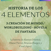 Worldbuilding: Historia de los 4 Elementos. Un proyecto de Escritura, Narrativa, Stor, telling, Escritura de ficción y Escritura creativa de Orquídea Flor - 09.11.2025