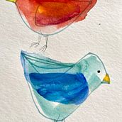 Introduction et exemple. Artes plásticas, Desenho, e Pintura em aquarela projeto de Anne Brochu Lambert - 10.11.2025