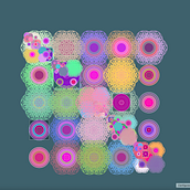 Galactic Flower of Life. Motion Graphics, Multimedia, and Digital Design project by anamoletg - 11.11.2025