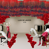 POP UP SS/26 Luis de Javier. Retail Design, and Spatial Design project by laurasecoartistafloral - 11.12.2025