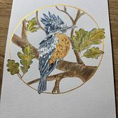 Watercolor Techniques with Metallic Accents . Ilustrație botanică, Pictură decorativă, Ilustrație naturalistă, Pictura, Ilustrație tradițională și Pictură în acuarelă de Kate - 11.13.2025
