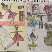 A bailarina e suas sapatilhas encantadas . Un proyecto de Escritura, Ilustración infantil, Stor, telling, Narrativa, Escritura creativa y Literatura infantil						 de Patrícia Maria Castello Branco Lopes - 13.11.2025