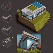 Procreate base course . Architectural Illustration, Architecture, Digital Architecture, Digital Illustration, and Sketching project by ursanoisabella - 11.14.2025