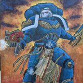 Malum Caedo Warhammer 40k Boltgun. Acr, lic Painting, Character Design, and Painting project by Diogo Meirinhos - 11.17.2025