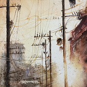 Luz y contraluz. Een project van Beeldende kunst, Schilderij y Aquarelschilderen van María Castro - 18.11.2025