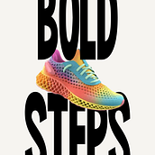 BOLD STEPS – El poder de las tipografías. Br, ing e Identidade, Design, Design gráfico, Design de logotipo, e Tipografia projeto de Julio Olivares - 19.11.2025