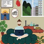 HIM AND HIS LITTLE WORD Ein Projekt aus dem Bereich Digitale Zeichnung, Digitale Illustration, Zeichnung und Traditionelle Illustration von keisycardenas08 - 20.11.2025