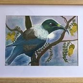 Happy Tui in Beautiful Aotearoa . % Ruth Hayashi tarafından hazırlanan Guaj Bo, ama, Ve Tablo projesi - 11.20.2025
