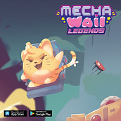Mechawaiis leyends. Advertising, Digital Marketing, Game Design, Game Development, Growth Marketing, Social Media, and Video Games project by Diana Rodriguez - 11.21.2025