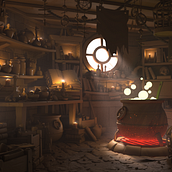 Mazmorra de Bruja. 3D, 3D Design, e Modelagem 3D projeto de Facundo Rocca - 21.11.2025