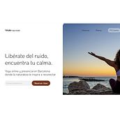 Landing Page - Estudio de Yoga. Un proyecto de Diseño digital, Diseño de apps, Diseño mobile, UX / UI, Diseño Web y Diseño de producto digital de Noe Audisio - 22.11.2025