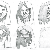 CA practica d'il·luminació . Ilustrație tradițională și Desen de Nora Becerra - 11.22.2025