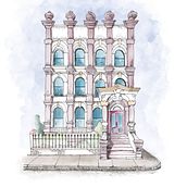 Expressive Architectural Sketching - NY inspired town-home Ein Projekt aus dem Bereich Architektonische Illustration, Zeichnung, Illustration mit Tinte, Sketchbook und Skizzenentwurf von Gosia Kieliszek - 24.11.2025