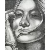 Portrait of a Woman. Een project van  Tekening van Anastasiia Bulantseva - 25.11.2025