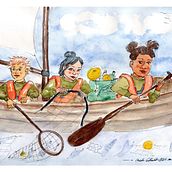 Gemeinsam das Meer retten. Un progetto di Character design, Disegno, Illustrazione tradizionale, Illustrazione con inchiostro, Manga e Pittura ad acquerello di Christian Gutknecht - 25.11.2025