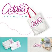 Logo Adalía Creativa. Projekt z dziedziny Projektowanie graficzne, Design, Wzornictwo tekst, liów, Br, ing i ident, fikacja wizualna, Projektowanie logot, pów, Sz i dełkowanie użytkownika Jennifer Golding Nash - 25.11.2025