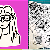 Superyó. Un progetto di Illustrazione con inchiostro, Bozzetti, Disegno a matita e Sketchbook di JO CRISTIANI - 25.11.2025