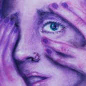 TEG: Sèrie d'autoretrats, pastels . Menggambar Potret proyek oleh Yasmín Torres Cortés - 11.26.2025