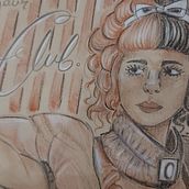 TEG - Sèrie de retrats (Segon) . Ilustrasi tradisional, Dan Menggambar proyek oleh Laia Cuesta Z. - 11.26.2025