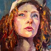 Portrait Following Torsten's Tutorial. Artes plásticas, Ilustração tradicional, Pintura a óleo, e Pintura projeto de Pj Lalli - 28.11.2025