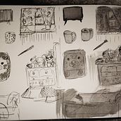 Sketchbook fillers. Een project van  Tekening,  Beeldende kunst, Traditionele illustratie, Sketchbook y  Schetsen van Harmony Lowe - 29.11.2025