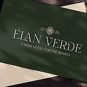 Élan Verde — Boutique Park Hotel Branding . Br, ing și identitate, Direcția artistică și Design grafic de Svitlana Herasymenko - 11.30.2025