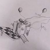 Dibuix inspirat en Cinta Vidal . Ilustrasi tradisional, Dan Menggambar proyek oleh annaatw - 12.02.2025