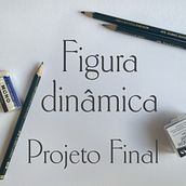 Figura dinâmica: projeto final. Un projet de Dessin, Dessin anatomique, Beaux Arts, Carnet de croquis , et Esquisse  de Giuliana Pereira - 07.12.2025