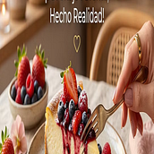 Emprendimiento de cheesecakes. Artificial Intelligence, AI Content Creation, Content Marketing, Content Writing, and Social Media project by Melody Naranjo - 12.09.2025