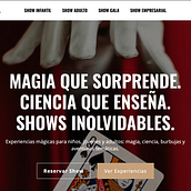 mago e ilusionista -servicios  Ein Projekt aus dem Bereich Webentwicklung, Webdesign, Informatik, UX / UI, No-Code-Entwicklung und Digitales Produktdesign von arymoospell - 11.12.2025