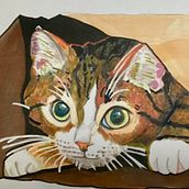 Let the cat out of the bag . Drawing project by Xenia Katsarou - 12.12.2025
