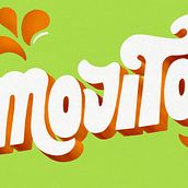Proyecto de lettering | Cartel decorativo “Mojito”. Un proyecto de Lettering, H y lettering de Raquel - 12.12.2025