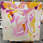 Mein erstes abstraktes Bild!. Fine Arts, Painting, and Acrylic Painting project by Anna-Maria Cataldo - 12.12.2025