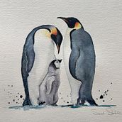 3 step process for ensuring expressive painting . Pintura em aquarela projeto de Sarah Stokes - 15.12.2025