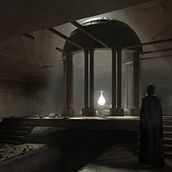 Santuario subterraneo Ein Projekt aus dem Bereich 3D, 3-D-Modellierung, Concept Art und Digitale Illustration von Antonio M. Martin-Romo Ortiz - 15.12.2025