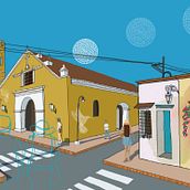 Mompox. Architecture, Drawing, Architectural Illustration, and Digital Illustration project by tataacevedo - 12.16.2025