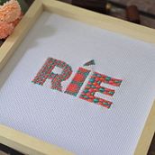 LETRAS BORDADAS Ein Projekt aus dem Bereich Stickerei und Textildesign von Marisabel Acosta Silvera - 17.12.2025